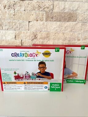 Creatology Xmas Crafts (sealed). Santa train and sweet shop.